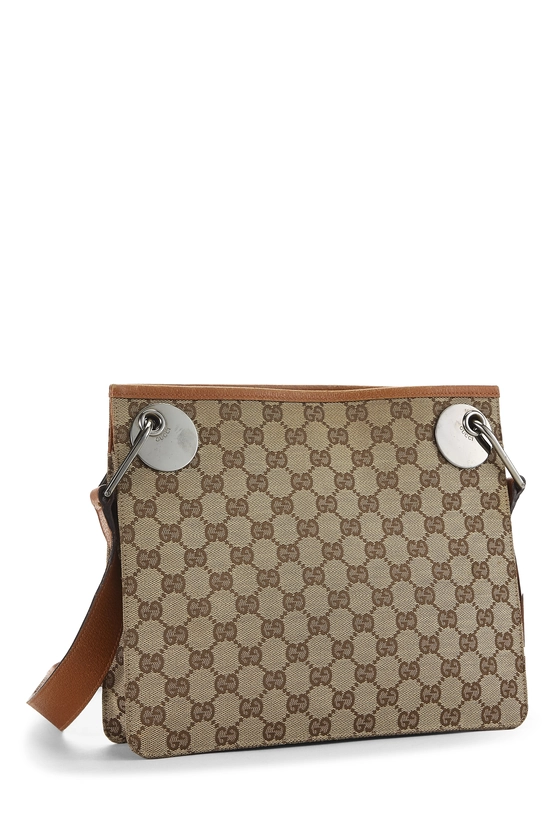 Orange Original GG Canvas Eclipse Messenger, , large image number 1