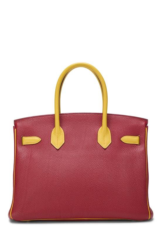 Rouge Grenat & Soleil Togo Horseshoe Birkin 30, , large image number 3