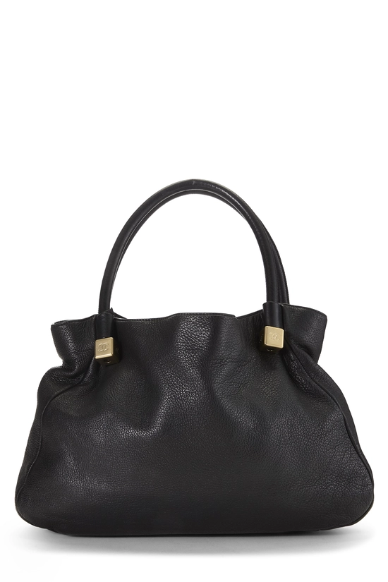 Black Calfskin Dice Shoulder Bag, , large image number 3