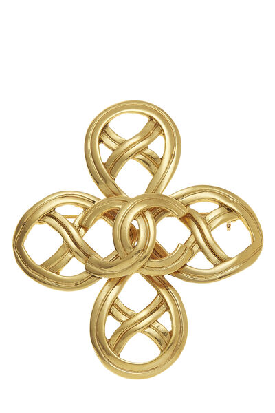 Gold 'CC' Cross Pin