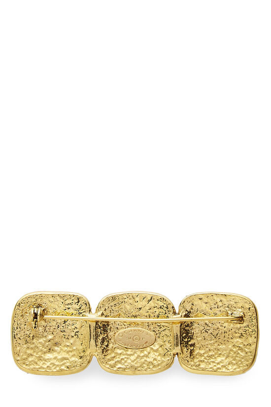 Gold 3 'CC' Pin, , large image number 1