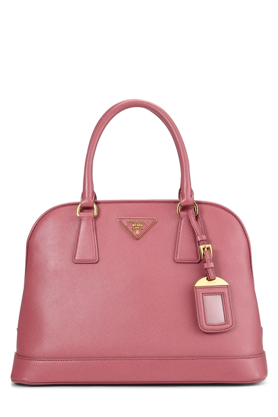 Pink Saffiano Convertible Dome Handbag, , large image number 0
