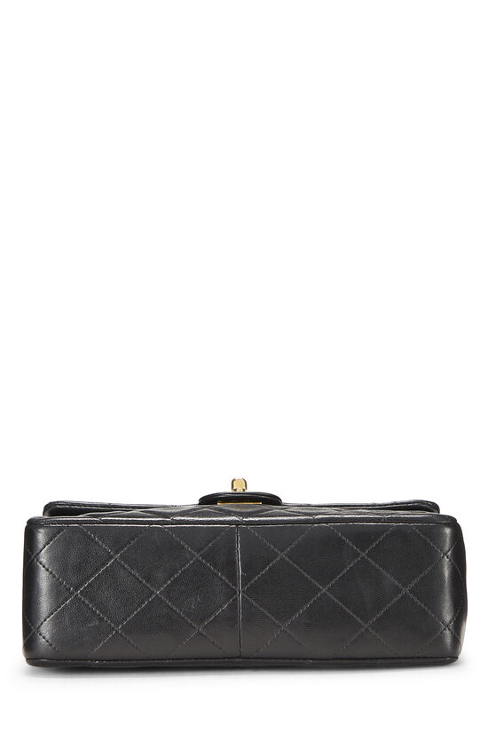 Black Quilted Lambskin Half Flap Mini, , large image number 5