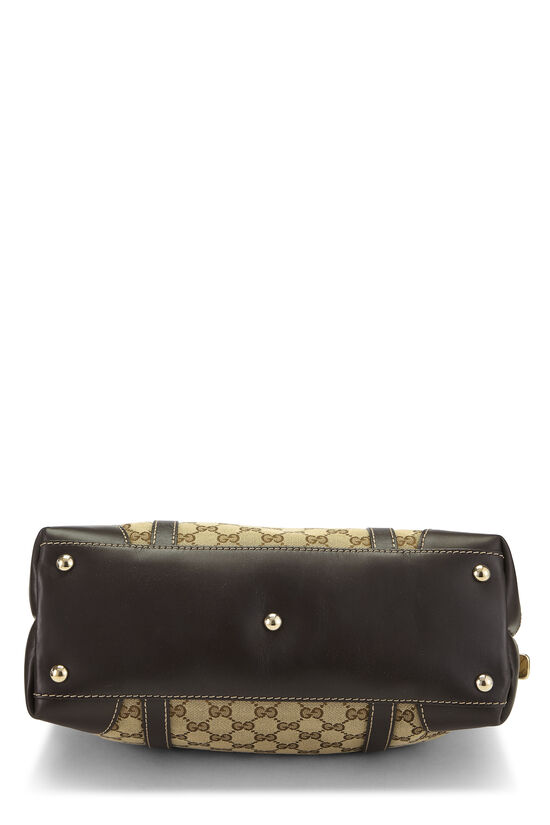 Brown Original GG Canvas Lovely Heart Tote, , large image number 4