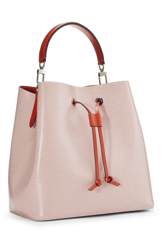 Louis Vuitton NeoNoe Handbag Epi Leather with Logo Jacquard Strap BB
