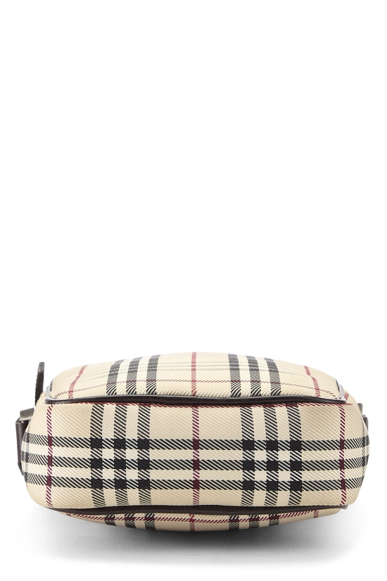 Brown Nylon House Check Vertical Camera Bag Mini, , large image number 4