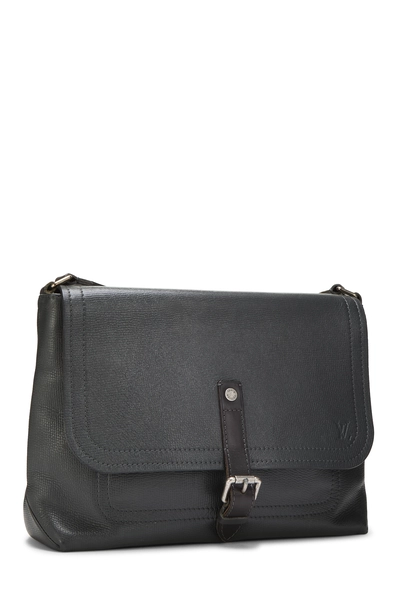 Louis Vuitton Grey Utah Leather Omaha Messenger — photo 2