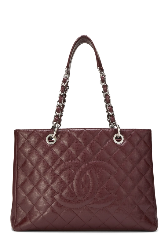 Burgundy Caviar Grand Shopping Tote (GST), , large image number 0