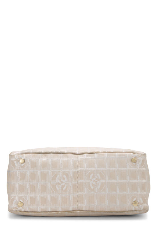 Chanel Beige Nylon Travel Line Tote Medium Q6B05D35IA005 | WGACA