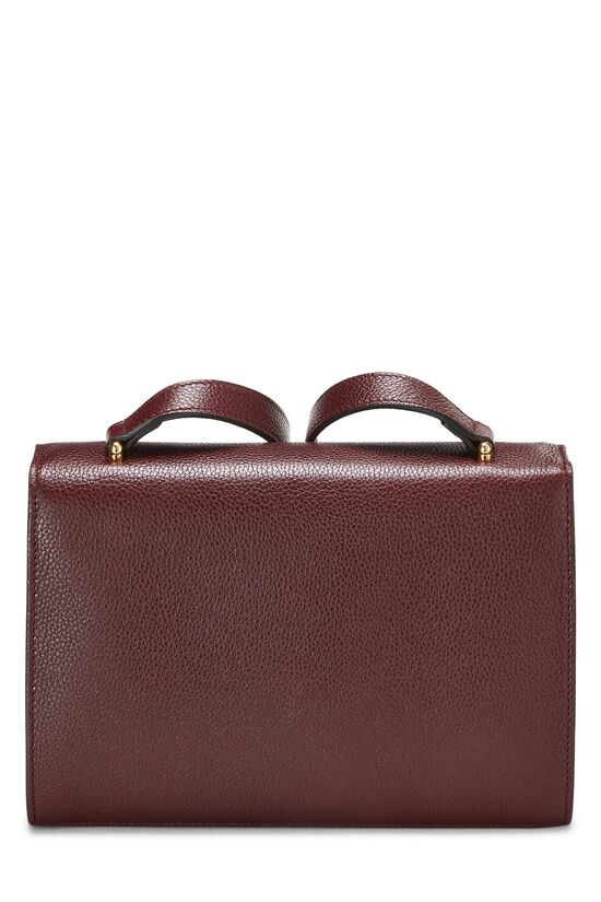 Burgundy Leather Zumi Shoulder Bag Small, , large image number 6
