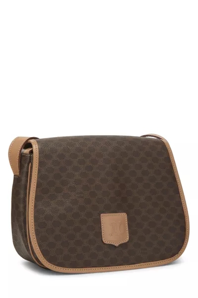 Brown Coated Canvas Macadam Crossbody , , large