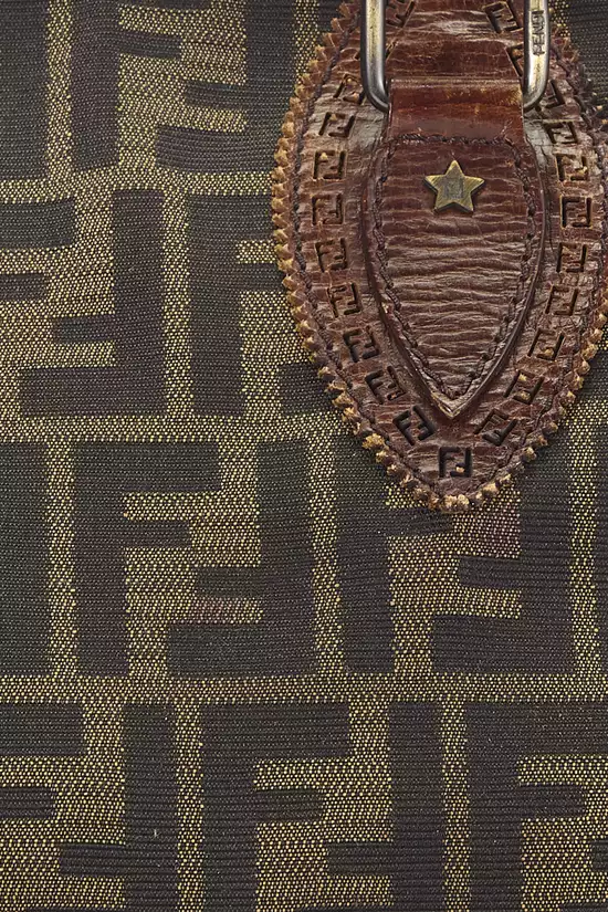 Brown Zucca Canvas Bag Du Jour Small, , large image number 6