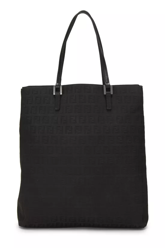 Black Zucchino Canvas Vertical Tote Small, , large image number 3