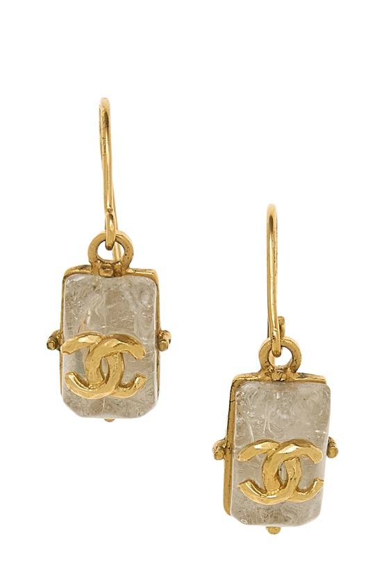 Gold Gripoix Earrings, , large image number 0