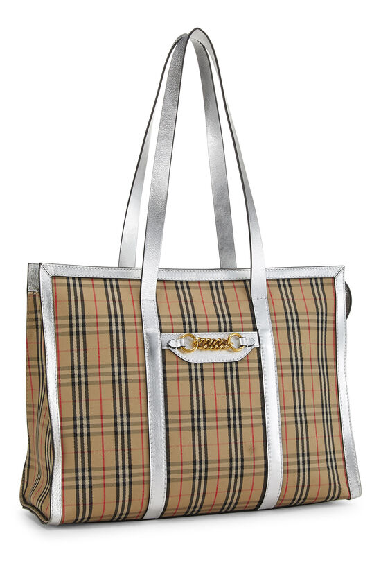  Large Retro Tote Purse 2 in 1 with Classic Checkered