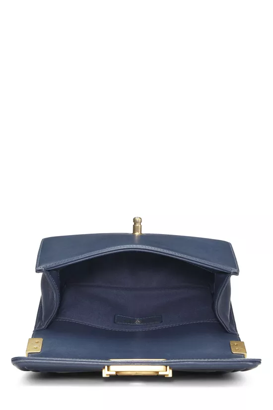 Blue Woven Chevron Boy Bag Small, , large image number 6