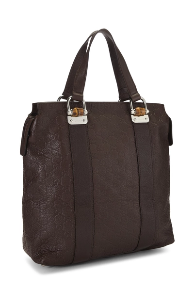 Gucci Brown Guccissima Bamboo Bar Tote — photo 2