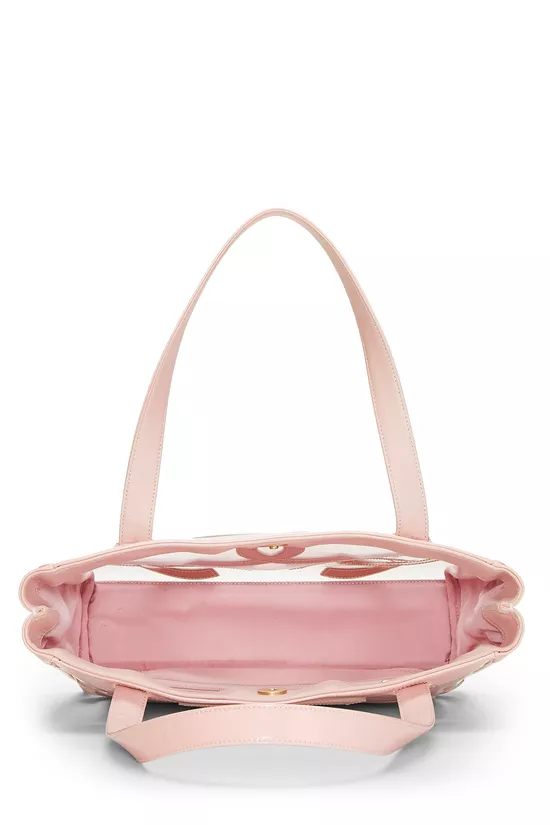 Pink Vinyl 3 'CC' Tote Bag Medium, , large image number 5