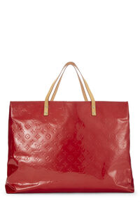 Authentic Louis Vuitton Vernis Reade PM Hand Bag Beige M91144 LV 0625G