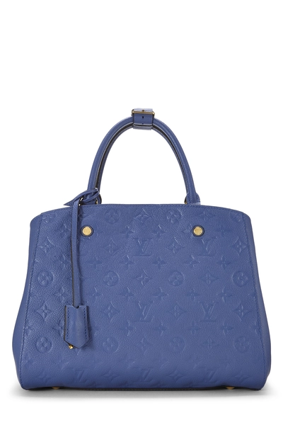 Louis Vuitton Blue Monogram Empreinte Montaigne MM — photo 1