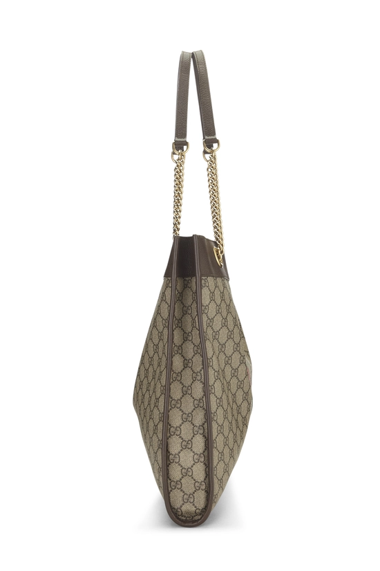 Brown Original GG Supreme Canvas Web Rajah Tote Large, , large image number 2