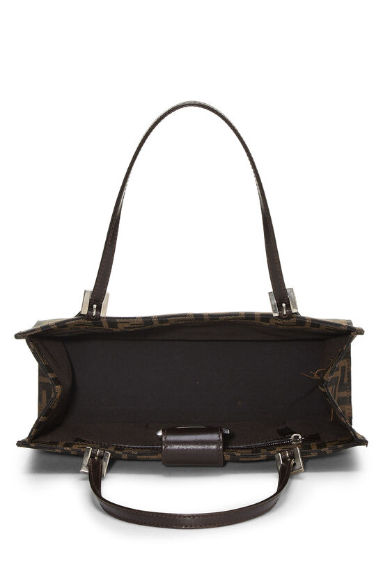 Brown Zucca Canvas Handbag, , large image number 5