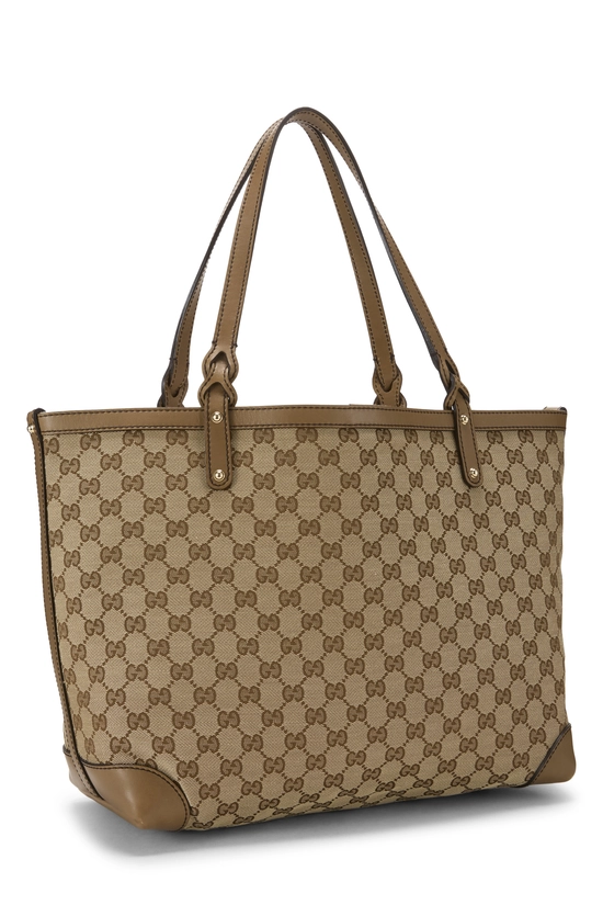 Brown Original GG Canvas Craft Tote Large, , large image number 1