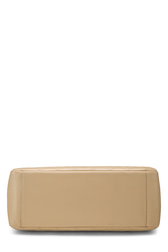 Beige Quilted Caviar Grand Shopping Tote (GST), , large image number 4