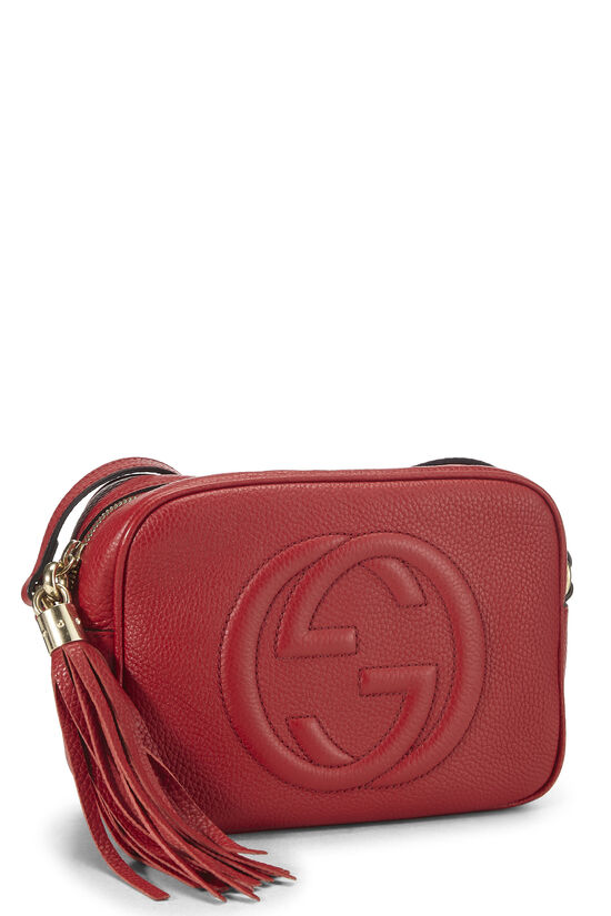 Red Grained Leather Soho Disco, , large image number 1