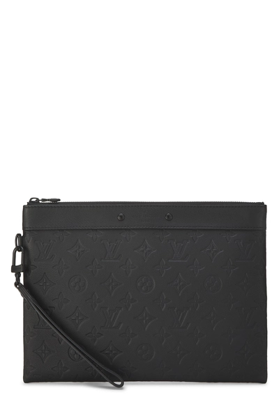 Louis Vuitton Black Monogram Shadow Pochette To-Go