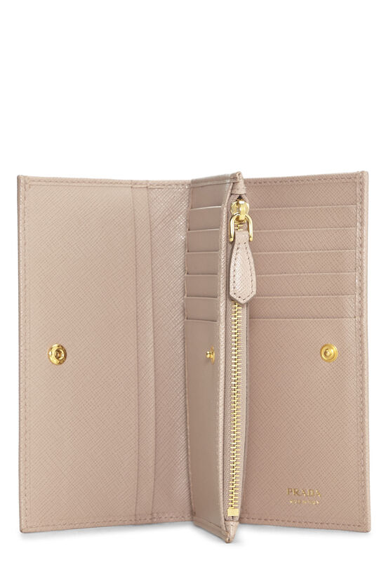Pink Saffiano Continental Wallet, , large image number 3