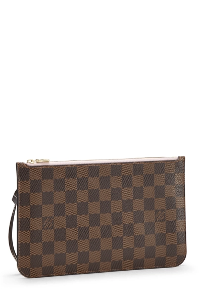 Damier Ebene Neverfull Pouch MM NM, , large
