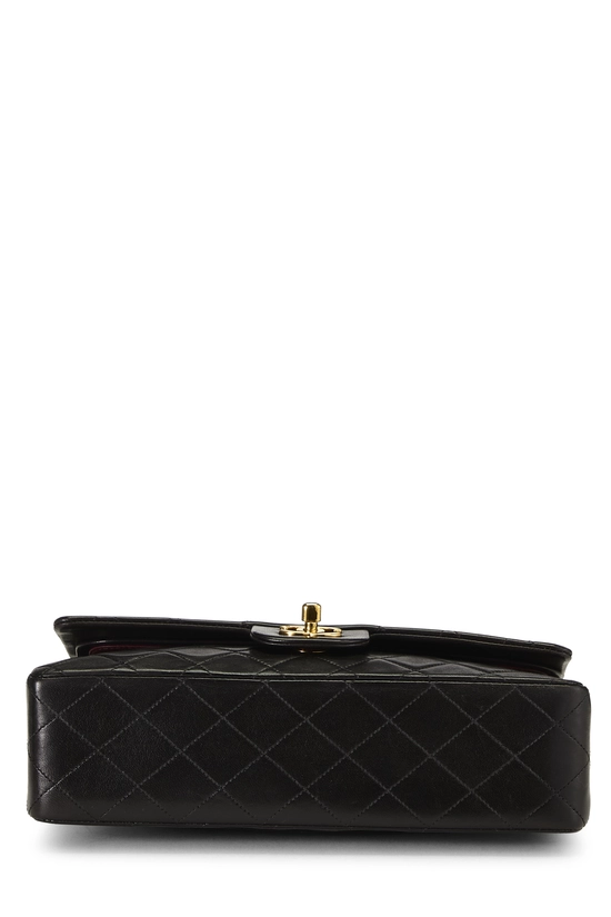 Black Quilted Lambskin Classic Double Flap Medium, , large image number 4