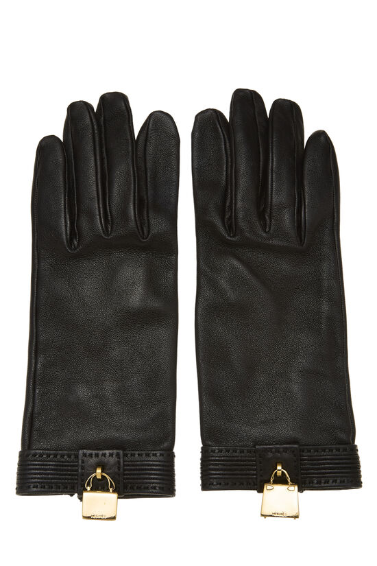 Black Lambskin Gloves, , large image number 0