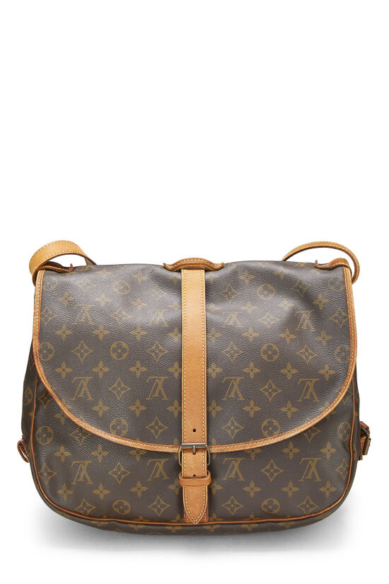 Louis Vuitton, Bags, Louis Vuitton Shoulder Bag Saumur 35 Browns Monogram
