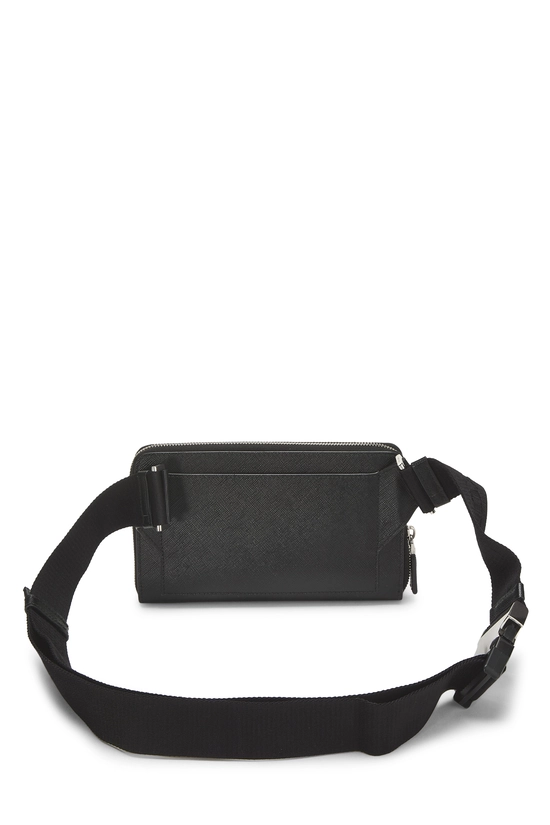 Black Saffiano Leather Belt Bag, , large image number 3