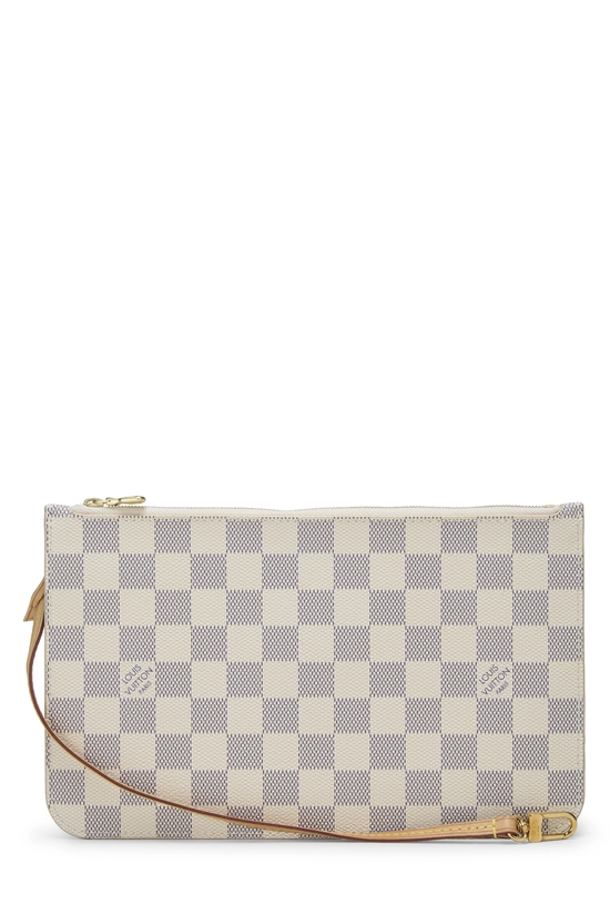 Damier Azur Neverfull Pouch, , large image number 0