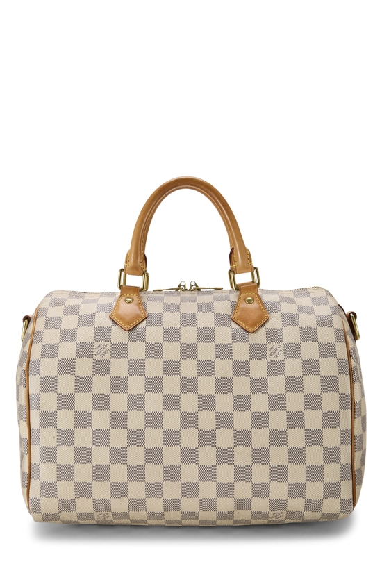 Damier Azur Speedy Bandouliere 30, , large image number 3