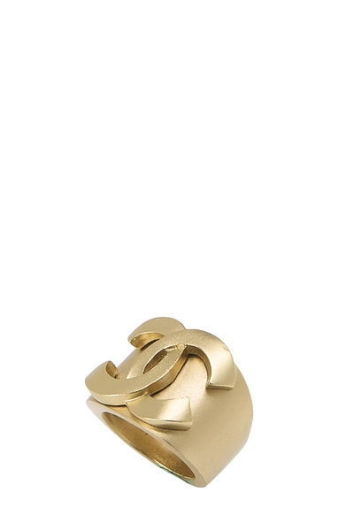 Gold 'CC' Ring