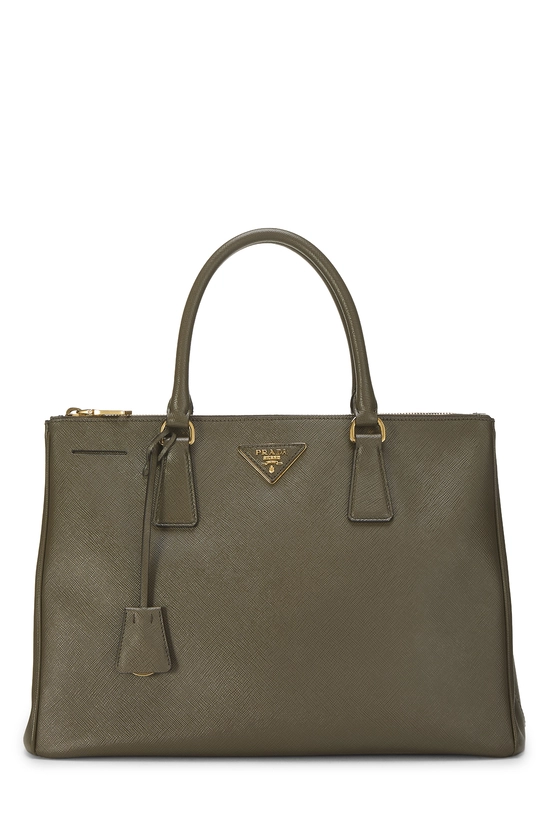 Green Saffiano Executive Tote Medium, , large image number 0