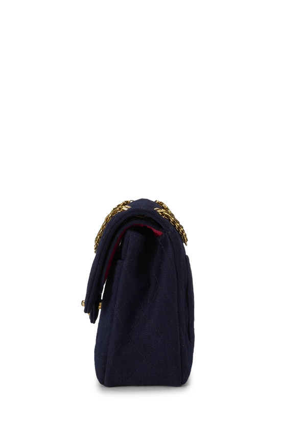 Navy Jersey Classic Double Flap Medium, , large image number 2