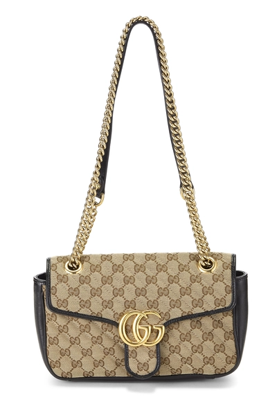 Original GG Canvas Marmont Shoulder Bag Small