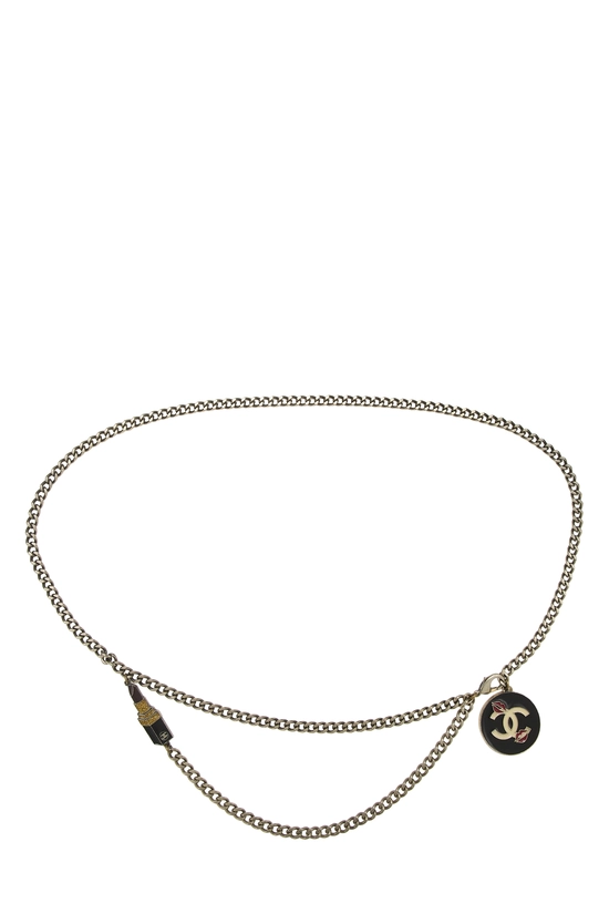 Silver Lipstick Chain Belt 2, , large image number 0