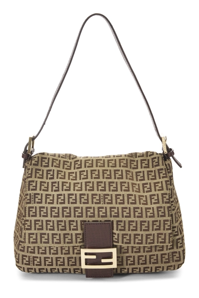 Fendi Brown Zucca Canvas Mama