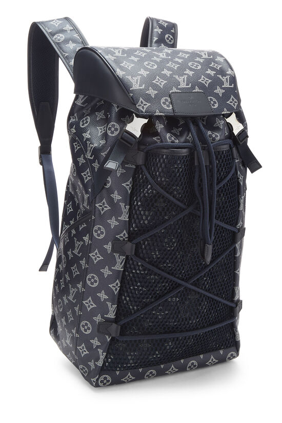 Chapman Brothers x Louis Vuitton Navy Monogram Ink Hiking Backpack, , large image number 1