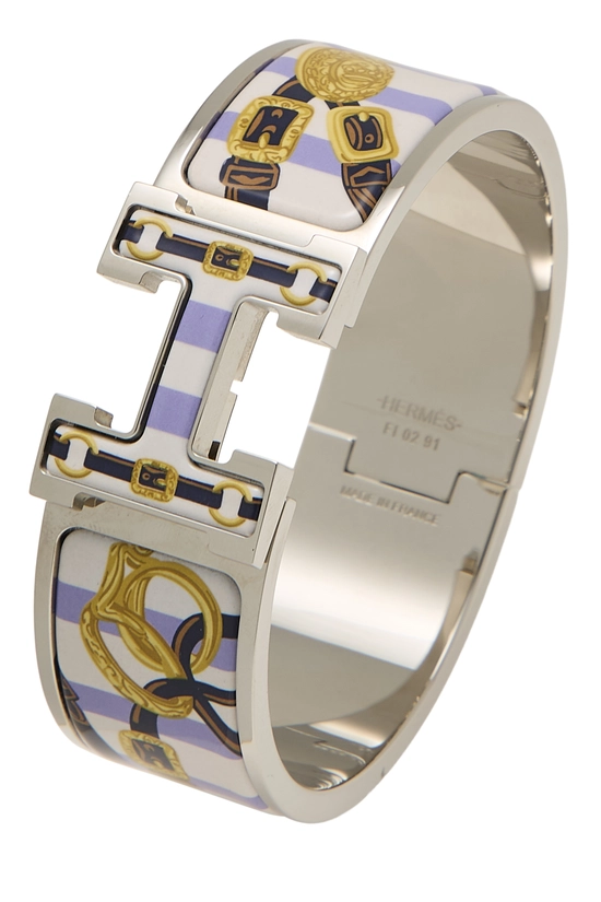 Multicolor Enamel Clic-Clac 'H' Wide PM, , large image number 0