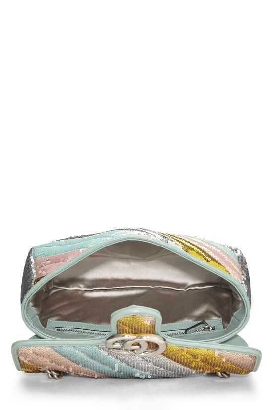 Multicolor Sequin GG Marmont Shoulder Bag Small, , large image number 5