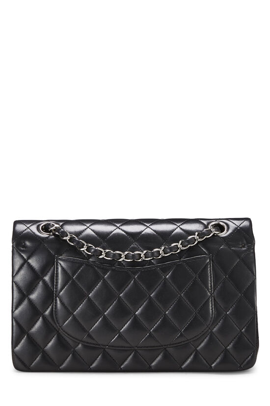 Black Quilted Lambskin Classic Double Flap Bag Medium, , large image number 3