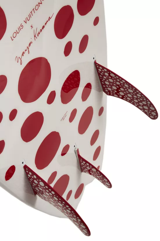 Yayoi Kusama x Louis Vuitton Red & White Infinity Dots Shortboard, , large image number 3