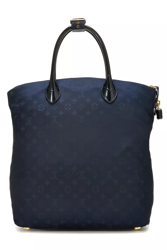 Pre-Owned Marine Blue Monogram Desire Vertical Lockit MM QJB0AI21NA002